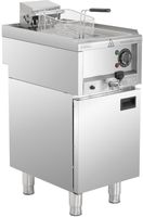 Buffalo 600 Serie Vrijstaande Enkele Tank Elektrische Friteuse 8ltr - SA781