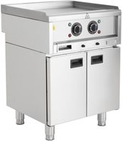 Buffalo 600 Serie Vrijstaande Elektrische Bakplaat 600mm - SA783