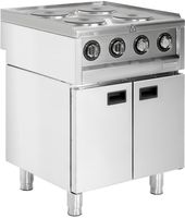 Buffalo 600 Serie Vrijstaand 4 Plaats Elektrische Kookplaat 7kW - SA801