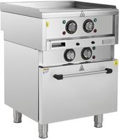 Buffalo 600 Serie Vrijstaande Elektrische Bakplaat met Heteluchtoven - SA809