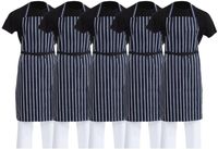Whites Chefs Clothing SA820 Whites Butchers gestreepte koksbuis blauw/wit (5 stuks)