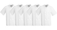 Whites Chefs Clothing SA821 Whites Boston Unisex Koksbuis Wit S (5 stuks)