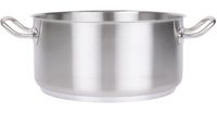 Rvs Kookpan Laag Model | 7,5 liter | Vogue | T177