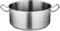Rvs Kookpan Laag Model | 13 liter | Vogue | T187