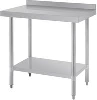 Werktafel | Achteropstand | Rvs | 90cm | Vogue | T380