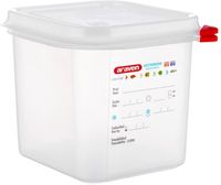 Araven | GN1/6 voedselbak met deksel 2,6Liter| T984