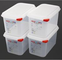 Araven | GN1/4 voedselbak met deksel 4,3Liter| T985