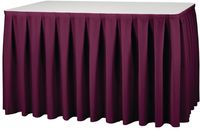 Tafelrok Boxpleat | Bordeaux | T999