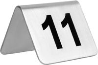 Olympia RVS tafelnummers 11-20 | U047