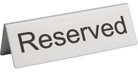 Olympia RVS tafelbordje RESERVED | U051