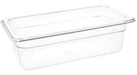Polycarbonaat Bak | Transparant | Gn1/3 | 10cm Hoog | Vogue | U233