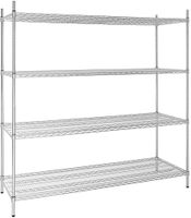 Voorraadrek | 4 Schappen | 183X61cm | Vogue | U259