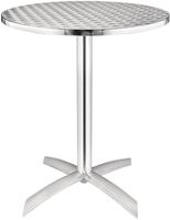 Bolero ronde tafel met kantelbaar RVS blad 60cm | U423