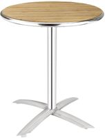 Bolero ronde tafel met kantelbaar essenhouten blad 60cm | U424