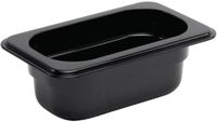 Polycarbonaat Bak | Zwart | Gn1/9 | 6.5cm Hoog | Vogue | U472