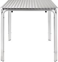 Bolero vierkante RVS tafel 70cm | U505