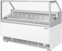 Polar UA059 U-Series gelato vitrine 9 bakken
