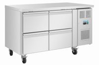 Polar UA100 U-serie RVS koelwerkbank 4 laden gastronorm 105L