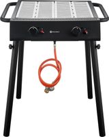 Xantos Black Gasgrill HENDI Zwart 9 5kW 770x710x(H)870mm - 148631
