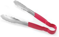 Hendi Serveertang 300mm handgreep rood pvc | RVS | 171721