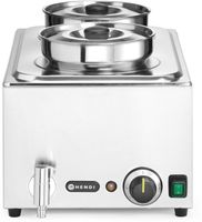 HENDI 201473 Set: Bain-marie Ranger + 2x bak 4L met deksel, , GN (H)150mm, 8L, 230V/1000W, 604x332x(H)315mm