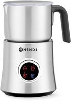 HENDI 209165 Melkopschuimer , , 0,3 Liter, Zilver, 230V/500W, 178x143x(H)220mm