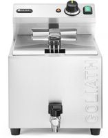 Friteuse XL met Aftapkraan HENDI GOLIATH, HENDI, 10L, 400V/10200W, 300x585x(H)392mm - 209431