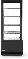 Koelvitrinekast | 98L H=112cm | zwart | Arktic 233269