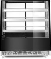 Koelvitrine 650L-144cm(h) | 3 schuine schappen | Wielen | Arktic 233320