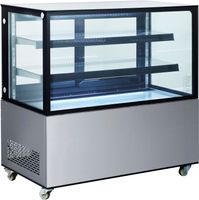Koelvitrine 410L-121cm(h) | 2 schappen | Wielen | Arktic 233450