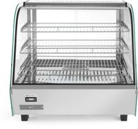 Hendi Opzet warmhoudvitrine drielaags | 120 Liter | 233726