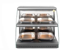 Hendi Warmhoudvitrine = Quartz tweelaags | 233962