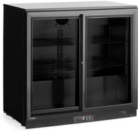 Arktic 236888 Backbar koelkast met schuifdeuren, , 158L, Zwart, 220-240V/160W, 900x520x(H)870mm