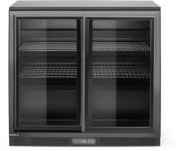 Arktic 236888 Backbar koelkast met schuifdeuren, , 158L, Zwart, 220-240V/160W, 900x520x(H)870mm