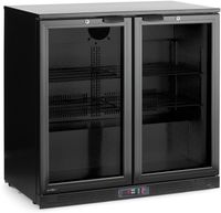 Arktic 236895 Backbar koelkast met dubbele deur, , 158L, Zwart, 220-240V/160W, 900x530x(H)870mm