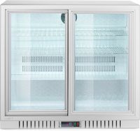 Arktic 236918 Backbar koelkast met schuifdeuren, , 150L, Zilver, 220-240V/160W, 900x520x(H)840mm