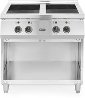 Inductiefornuis Met 4 Kookplaten, HENDI, 400V/17000W, 800x700x(H)870mm - HENDI 237687
