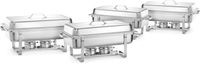 Chafing Dish – Set van 4 HENDI GN 1/1 575x352x(H)296mm - 238837