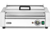 HENDI 268643 Worstrolgrill, 1-zone met energiebesparend deksel, , 230V/790W, 566x450x(H)259mm