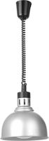 HENDI 273609 Warmtelamp verstelbaar, dome, , Zilver, 230V/250W, Diameter ⌀ 25 cm - Hoogte 20,7 cm