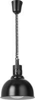 HENDI 273616 Warmtelamp verstelbaar, dome, , Zwart, 230V/250W, Diameter ⌀ 25 cm - Hoogte 20,7 cm