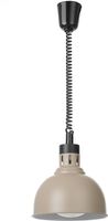 HENDI 273647 Warmtelamp verstelbaar, dome, , Beige, 230V/250W, Diameter ⌀ 25 cm - Hoogte 20,7 cm