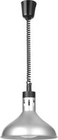 HENDI 273661 Warmtelamp verstelbaar, conisch/dome, , Zilver, 230V/250W, Diameter ⌀ 29,5 cm - Hoogte 20,7 cm