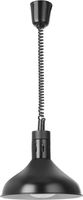 HENDI 273678 Warmtelamp verstelbaar, conisch/dome, , Zwart, 230V/250W, Diameter ⌀ 29,5 cm - Hoogte 20,7 cm