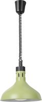 HENDI 273692 Warmtelamp verstelbaar, conisch/dome, , Groen, 230V/250W, Diameter ⌀ 29,5 cm - Hoogte 20,7 cm