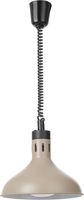 HENDI 273708 Warmtelamp verstelbaar, conisch/dome, , Beige, 230V/250W, Diameter ⌀ 29,5 cm - Hoogte 20,7 cm