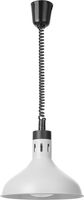 HENDI 273715 Warmtelamp verstelbaar, conisch/dome, , Wit, 230V/250W, Diameter ⌀ 29,5 cm - Hoogte 20,7 cm