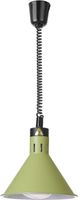 Warmtelamp Verstelbaar Conisch, HENDI, Groen, 230V/250W, Diameter 27,5 cm - Hoogte 25 cm - 273920