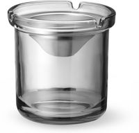 Glazen Asbak met Stalen Trechter - HENDI - ø98x(H)99mm - 440117