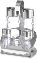 Hendi Menage 5 dlg Luxe olie,azijn,peper,zout,tandenst - 465363